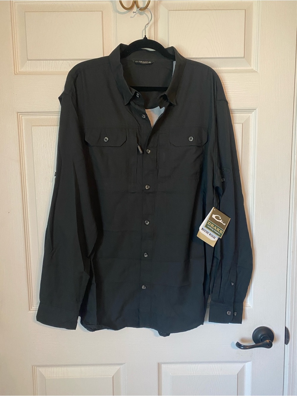 NWT Drake Cavier Black Wingshooter Button Up Shirt